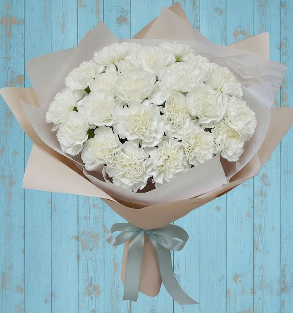 Букет цветов из: Гвоздики в Медведовской