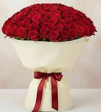 Букет 101 Красная роза Милано в Медведовской