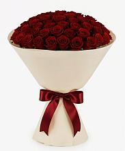 Букет 101 Бордовая роза Блэк Бакарра в Медведовской