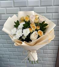 Букет цветов из:  Розы и Хризантемы в Медведовской