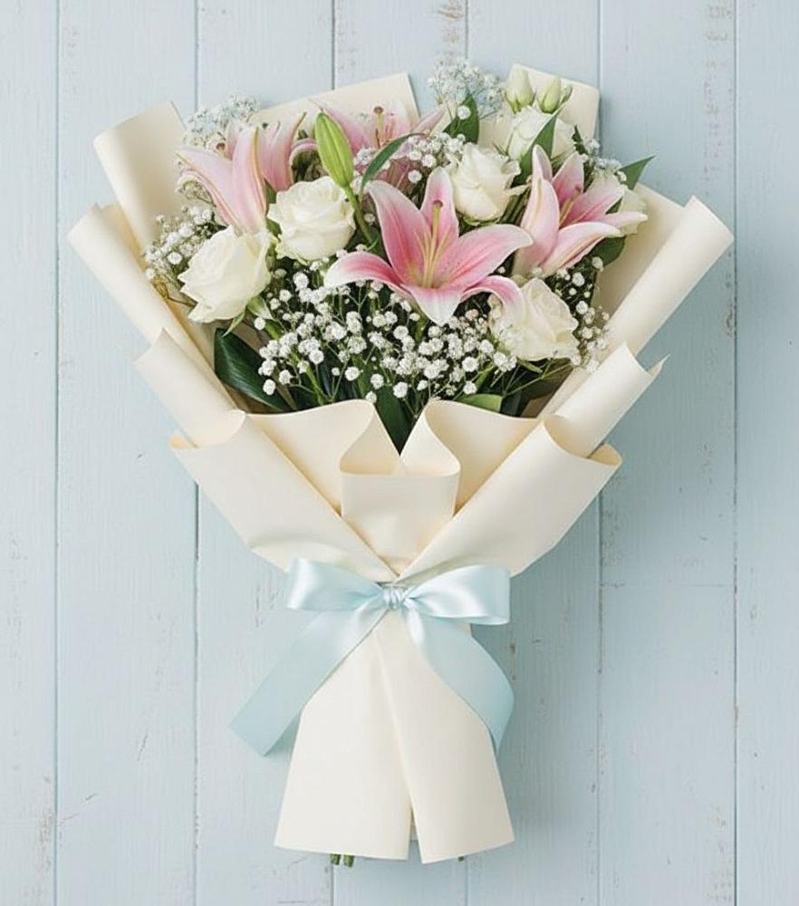 Букет цветов из: Лилии в Медведовской