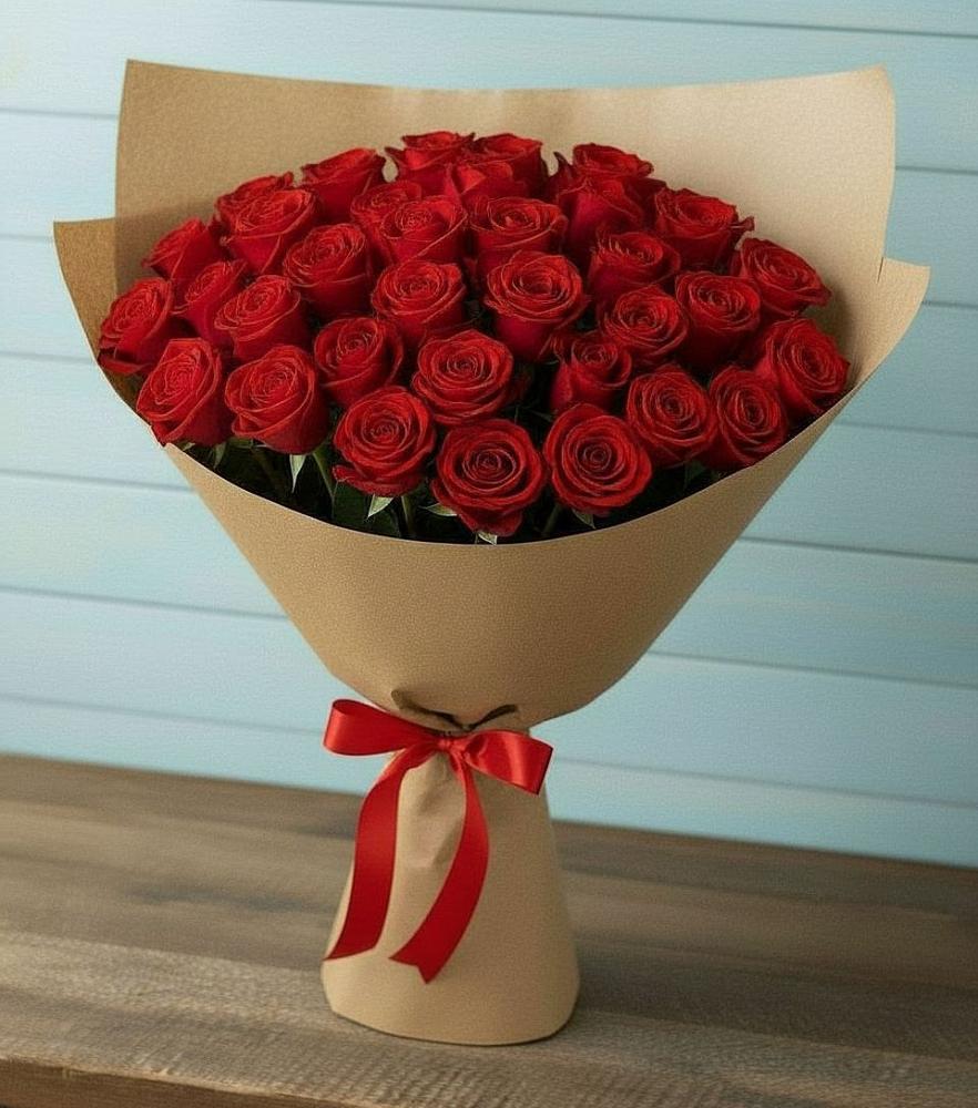 Букет Красные розы Милано в Медведовской