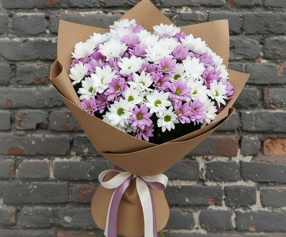Букет цветов из: Хризантемы в Медведовской