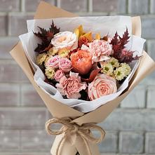 Букет цветов из:  Гвоздики, Хризантемы и Розы #REPLACE_PRED# Медведовской
