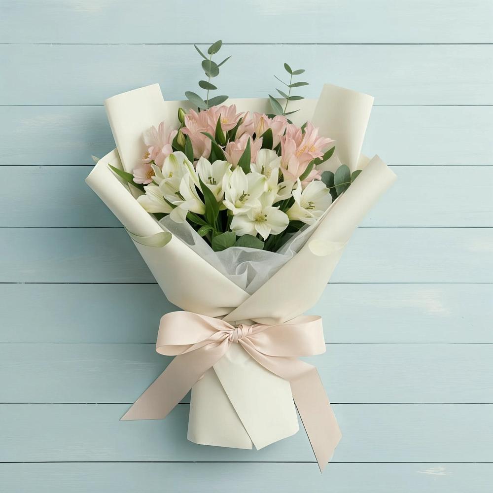 Букет цветов из: Альстромерии в Медведовской