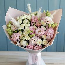 Букет цветов из:  Альстромерии и Розы в Медведовской